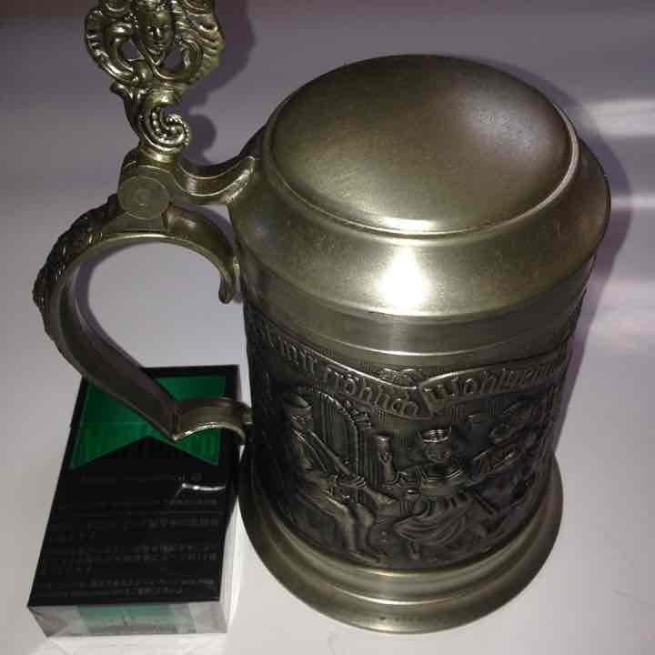 ピューター❗️錫器❗️ビアジョッキ❗️Germany❗️ ピューター錫器ビアジョッキGermany 西ドイツ製ヴィンテージ*GERZ